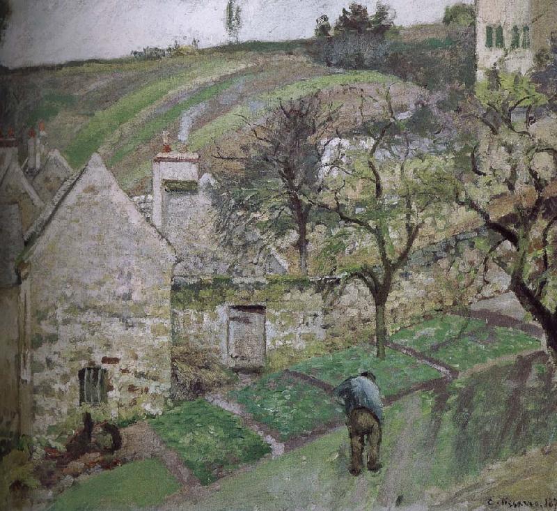 Camille Pissarro Loose multi-tile this Ahe rice Tash foot oil painting picture